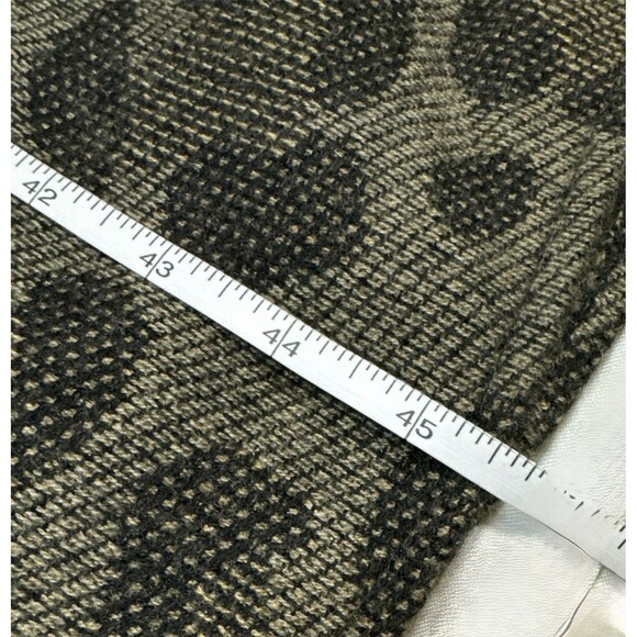 Woolrich Leopard Animal Print Cozy Blanket Wrap Shawl With Fringe Trim One Size - Picture 6 of 7